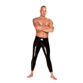 Saxenfelt Black Latex Leggings for Men Small Comfortable Fit Mens Latex